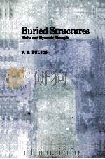 BURIED STRUCTURES STATIC AND DYNAMIC STRENGTH（ PDF版）