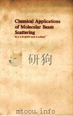 CHEMICAL APPLICATIONS OF MOLECULAR BEAM SCATTERING（ PDF版）