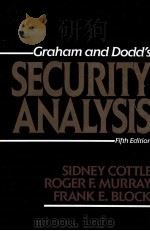 GRAHAM AND DODD'S SECURITY ANALYSIS FIFTH EDITION PDF电子版封面 0070132356
