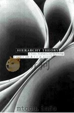 HIERARCHY THEORY A VISION VOCABULARY AND EPISTEMOLOGY PDF电子版封面