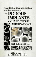 QUANTITATIVE CHARACTERIZATION AND PERFORMANCE OF POROUS IMPLANTS（ PDF版）