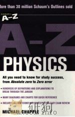 SCHAUM'S A-Z PHYSICS MICHAEL CHAPPLE PDF电子版封面