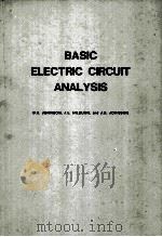 BASIC ELECTRIC CIRCUIT ANAL YSIS PDF电子版封面