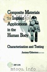 COMPOSITE MATERIALS FOR IMPLANT APPLICATIONS IN THE HUMAN BODY（ PDF版）