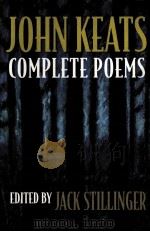 JOHN KEATS COMPLETE POEMS EDITED BY JACH STILLINGER（ PDF版）
