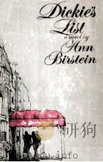 DICKIE'S LIST A NOVEL BY ANN BIRSTEIN     PDF电子版封面     
