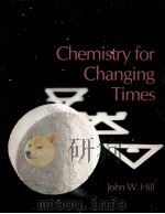 CHEMISTRY FOR CHANGING TIMES PDF电子版封面