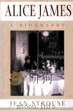 ALICE JAMES PDF电子版封面 JEAN STROUSE