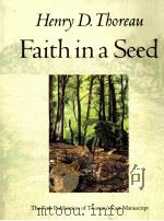 FAITH IN A SEED     PDF电子版封面  1559631821   