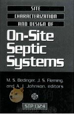 SITE CHARACTERIZATION AND DESIGN OF ON-SITE SEPTIC SYSTEMS（ PDF版）