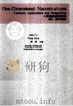 ONE-DIMENSIONAL NANOSTRUCTURES CONCEPTS APPLICATIONS AND PERSPECTIVES（ PDF版）