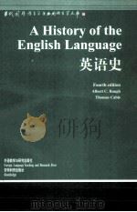 A HISTORY OF THE ENFLISH LANGUAGE PDF电子版封面