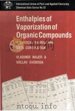 Enthalpies of Vaporization of Organic Compounds A CRITICAL REVIEW AND DATA COMPILATION（1985 PDF版）