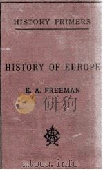 HISTORY OF EUROPE PDF电子版封面