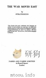 THE WAR MOVES EAST（ PDF版）