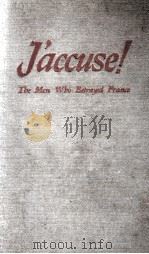 J'ACCUSE! 1940 PDF电子版封面