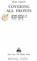 COVERING ALL FRONTS 1942 PDF电子版封面