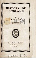 HISTORY OF ENGLAND（1928 PDF版）