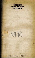ENGLAND IN THE REIGN OF CHARLES II VOLUME I（1934 PDF版）
