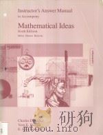 MATHEMATICAL IDEAS SIXTH EDITION PDF电子版封面