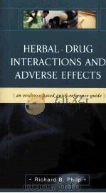 HERBAL-DRUG INTERACTIONS AND ADUERSE EFFECTS PDF电子版封面