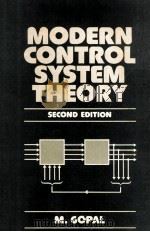 MODERN CNTROL SYSTEM THEORY SECOND EDITION     PDF电子版封面     