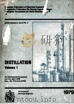DISTILLATION 1979 Volume 1 1979 PDF电子版封面 0852951167