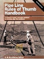 Pipe Line Rules of Thumb Handbook SECOND EDITION（1988 PDF版）
