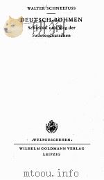 DEUTSCH-BOHMEN 1938 PDF电子版封面