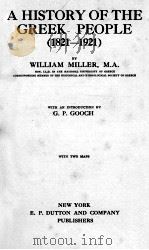 A HISTORY OF THE GREEK PEOPLE (1821-1921)（ PDF版）