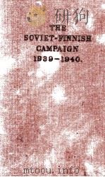 THE SOVIET-FINNISH CAMPAIGN MILITARY & POLITICAL 1939-1940（ PDF版）