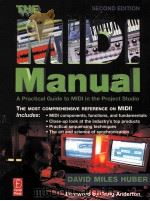 The MIDI manual : a practical guide to MIDI in the project studio -2nd ed. PDF电子版封面 0240803302