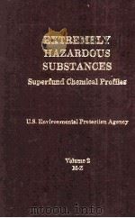 EXTREMELY HAZARDOUS SUBSTANCES Superfund Chemical Profiles Volume 2 M-Z（1988 PDF版）