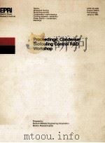 Proceedings:Condenser Biofouling Control R&D Workshop 1986 PDF电子版封面