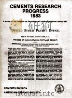 CEMENTS RESEARCH PROGRESS 1983（1984 PDF版）