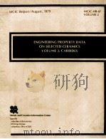 ENGINEERING PROPERTY DATA ON SELECTED CERAMICS VOLUME II.CARBIDES（1979 PDF版）