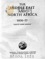 THE MIDDLE EAST AND NORTH AFRICA 1976-77 TWELFTH-THIRD EDITION 1975 PDF电子版封面