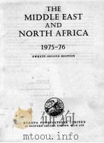THE MIDDLE EAST AND NORTH AFRICA 1975-76 TWELFTH-SECOND EDITION（1974 PDF版）