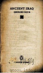 ANCIENT IRAQ（1964 PDF版）