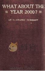 WHAT ABOUT THE YEAR 2000? PDF电子版封面