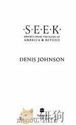 SEEK REPORTS FROM THE EDGES OF AMERICA & BEYOND（ PDF版）