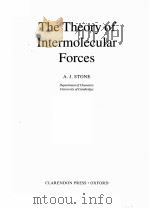 THE THEORY OF INTERMOLECULAR FORCES（1996 PDF版）