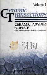 CERAMIC POWDER SCIENCE II PART A 1988 PDF电子版封面 0944904092