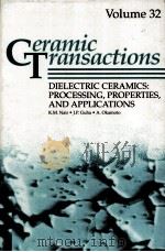 DIELECTRIC CERAMICS：PROCESSING，PROPERTIES，AND APPLICATIONS（1993 PDF版）