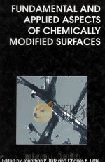 Fundamental and Applied Aspects of Chemically Modified Surfaces（1999 PDF版）