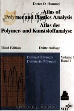Atlas of Polymer and Plastics Analysis Volume 1 Part b（1991 PDF版）