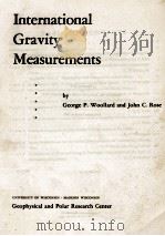 INTERNATIONAL GRAVITY MEASUREMENTS（1963 PDF版）
