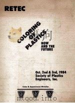 COLORING OF PLASTICS:NOW AND THE FUTURE（1984 PDF版）