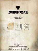 POLYOLEFINS VII   1991  PDF电子版封面     