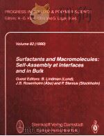 Surfactants and Macromolecules:Self-Assembly at Interfaces and in Bulk（1990 PDF版）